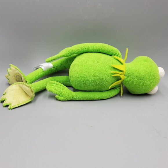 Disney Authentic Muppets Kermit the Frog Plush With Stamped Foot Genuine 18" - Picture 8 of 8